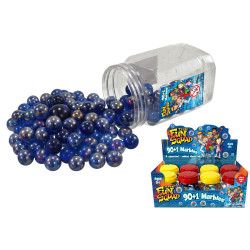 90+1 MARBLES IN CARRY JAR   TY5896      