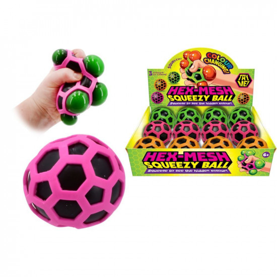 SQUEEZY BALL HEX MESH  TY7919