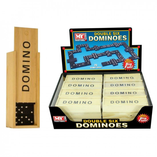 DOMINO IN WOODEN BOX   TY8460