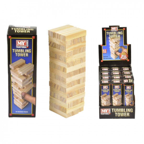 TUMBLING TOWER GAME 48PC  TY9091        