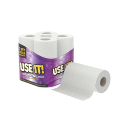 USE-IT! KITCHEN TOWEL 2PLY  6x4PACK     