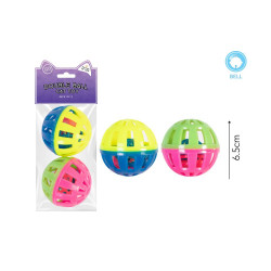 DOUBLE BALL CAT TOY  WP383              