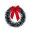 DOOR WREATH W/BOW 33CM    XA5743