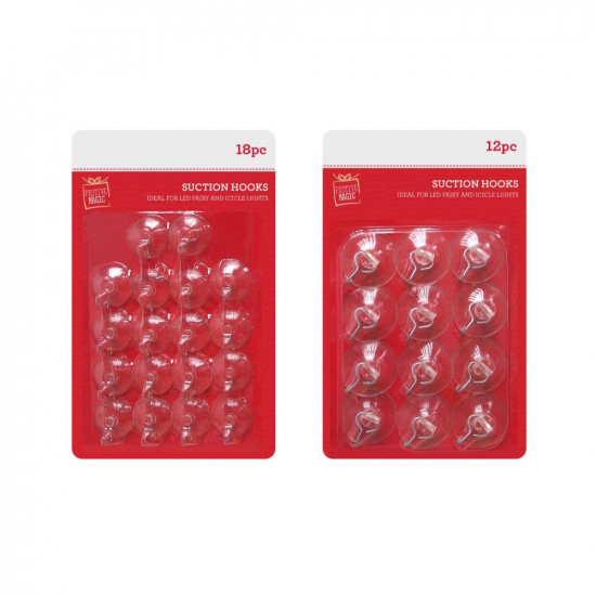 SUCTION HOOKS  12PCS    XA7595          