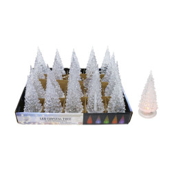 LED COLOR CHANGING CRYSTAL TREE14CM     