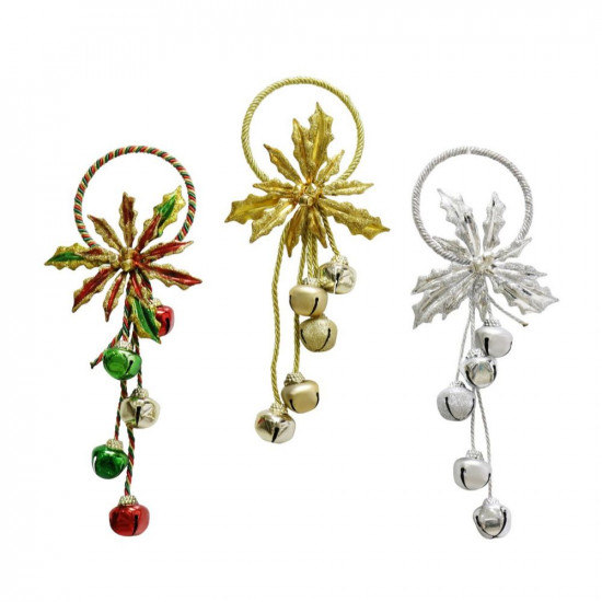 NUTBELLDOOR HANGER+POINSETTIA XB0854    