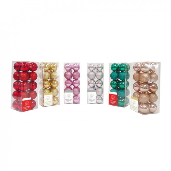 20PK XMAS BAUBLES 60MM GREEN  XB0950    