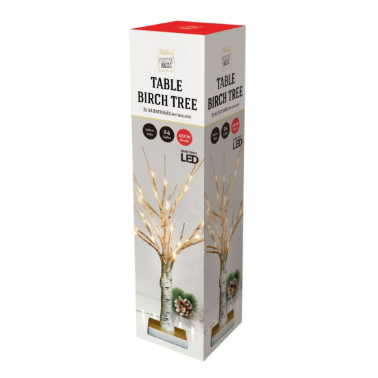 LED TABLE BIRCH TREE 45CM  XB4945       