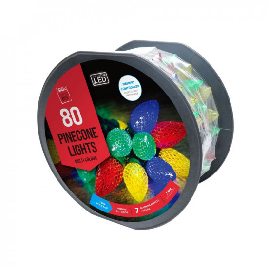 80LED PINE CONE REEL MULTI  XM0173      