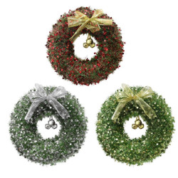 DELUXE TINSEL WREATH STARS   XM0237     