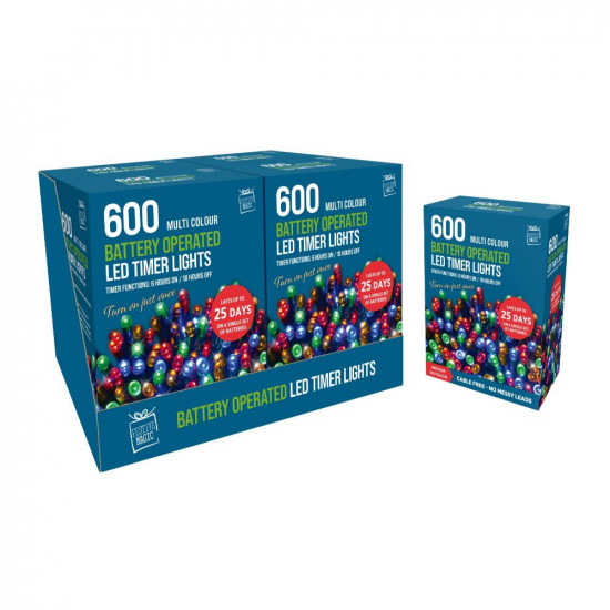 LED TIMER LIGHTS 600 MULTI    XM1098    