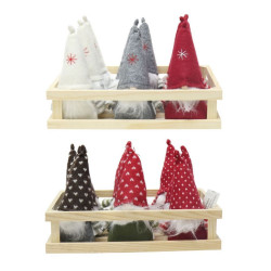 DECO GNOME SANTA 16CM   XM1300          