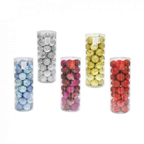 BAUBLES VALUE PACK 40PC 60MM  XM1444    