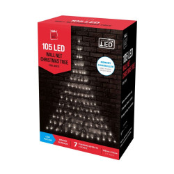 105LED WALL NET XMAS TREE XM1649 WHITE  