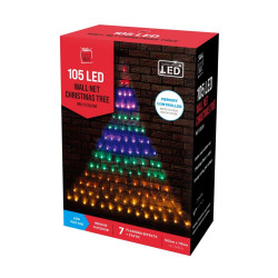 105LED WALL NET XMAS TREE XM1650 MULTI  
