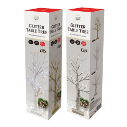 LED GLITTER TABLE TREE 60CM  XM1709     