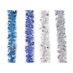 TINSEL 2M WITH SNOWFLAKES   XM2078      