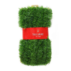 TINSEL GARLAND 15M GREEN    XM2286      