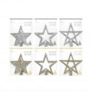 GLITTER STAR TREE TOPPER 18.5CM XM2364