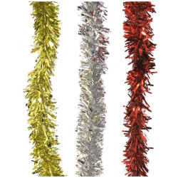 TINSEL WIDE CUT 2M METALLIC  XM2526     