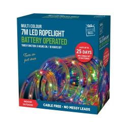 LED TIMER ROPELIGHT 7M MULTI  XM2682    