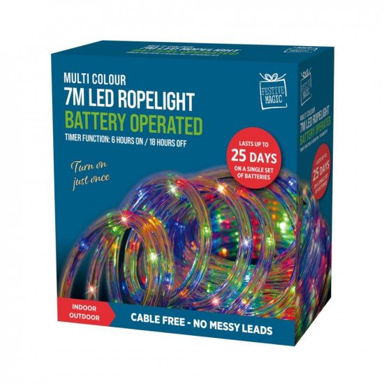 LED TIMER ROPELIGHT 7M MULTI  XM2682    