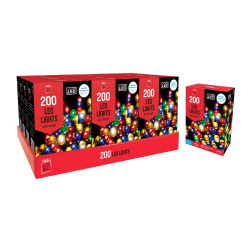 200 LED LIGHTS MULTICOLOURED  XM2689