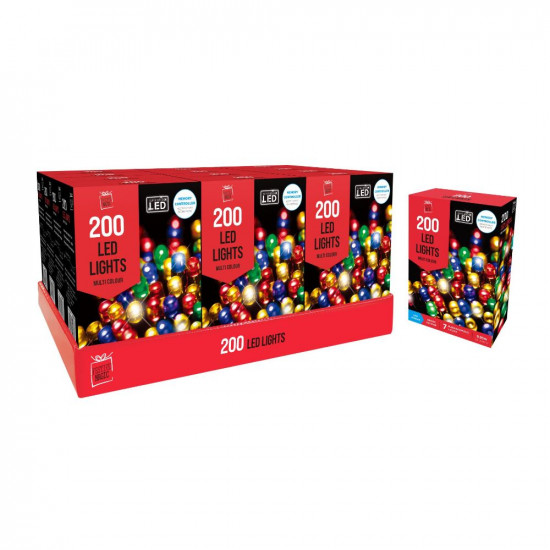 200 LED LIGHTS MULTICOLOURED   XM2689   