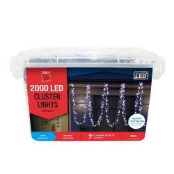 LED CLUSTER LIGHTS 2000 WHITE   XM2723  