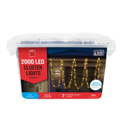 LED CLUSTER LIGHTS 2000 W/WHITE  XM2726 