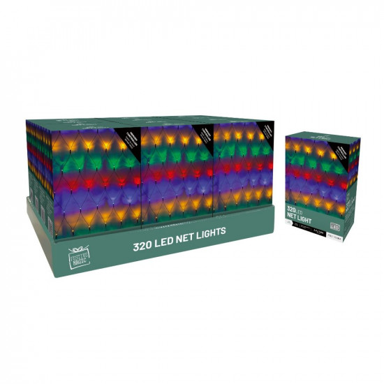 LED NET LIGHTS 320 MULTI   XM2744       