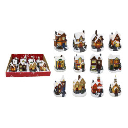 LIGHT UP CHRISTMAS HOUSE 10CM XM3100    
