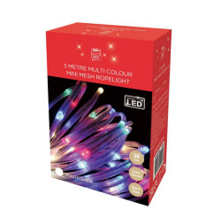 LED MINI MESH ROPELIGHT 5M W/WHITE 3150 