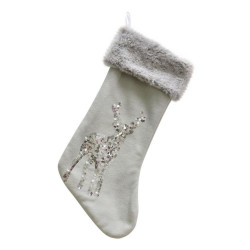 FLEECE STOCKING REINDEER   XM3328       