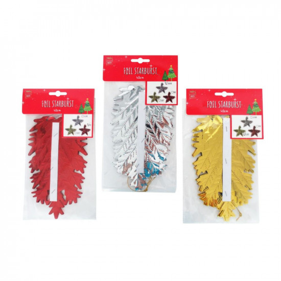 FOIL STARBURST 40CM HANGING  XM3380     