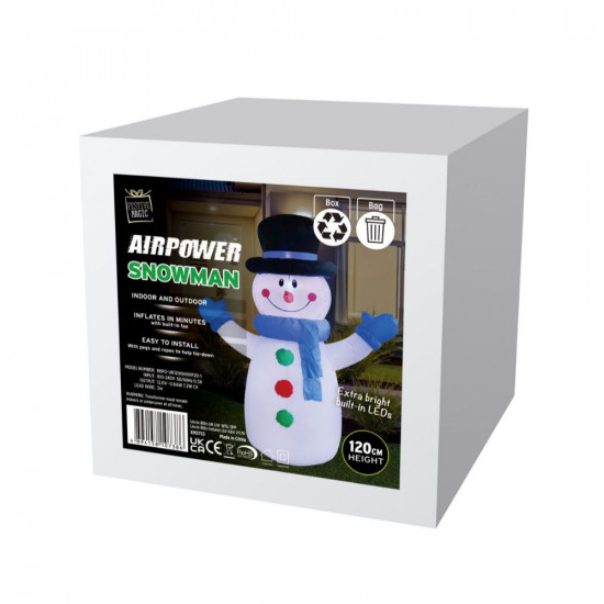 AIRPOWER SNOWMAN 120CM    XM3753        